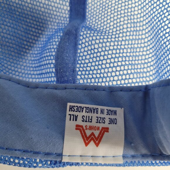 Vintage snapback hat Light Blue "Bens Spring Co Since 1922" by Mohr's Trucker - Picture 7 of 9